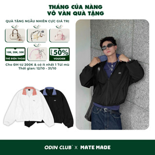 Áo khoác gió Metal Icon Odin Club, Áo khoác thời trang unisex chất liệu vải gió nhăn