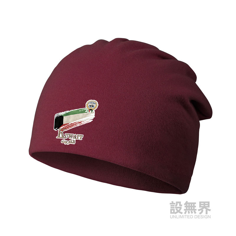 Kuwait Kuwait Kuwait Cờ Logo Mỏng Mũ Cotton Nam Nữ Mũ Chống Gió Baotou Mũ Mùa Xuân 0010 Bộ Ràng Buộc