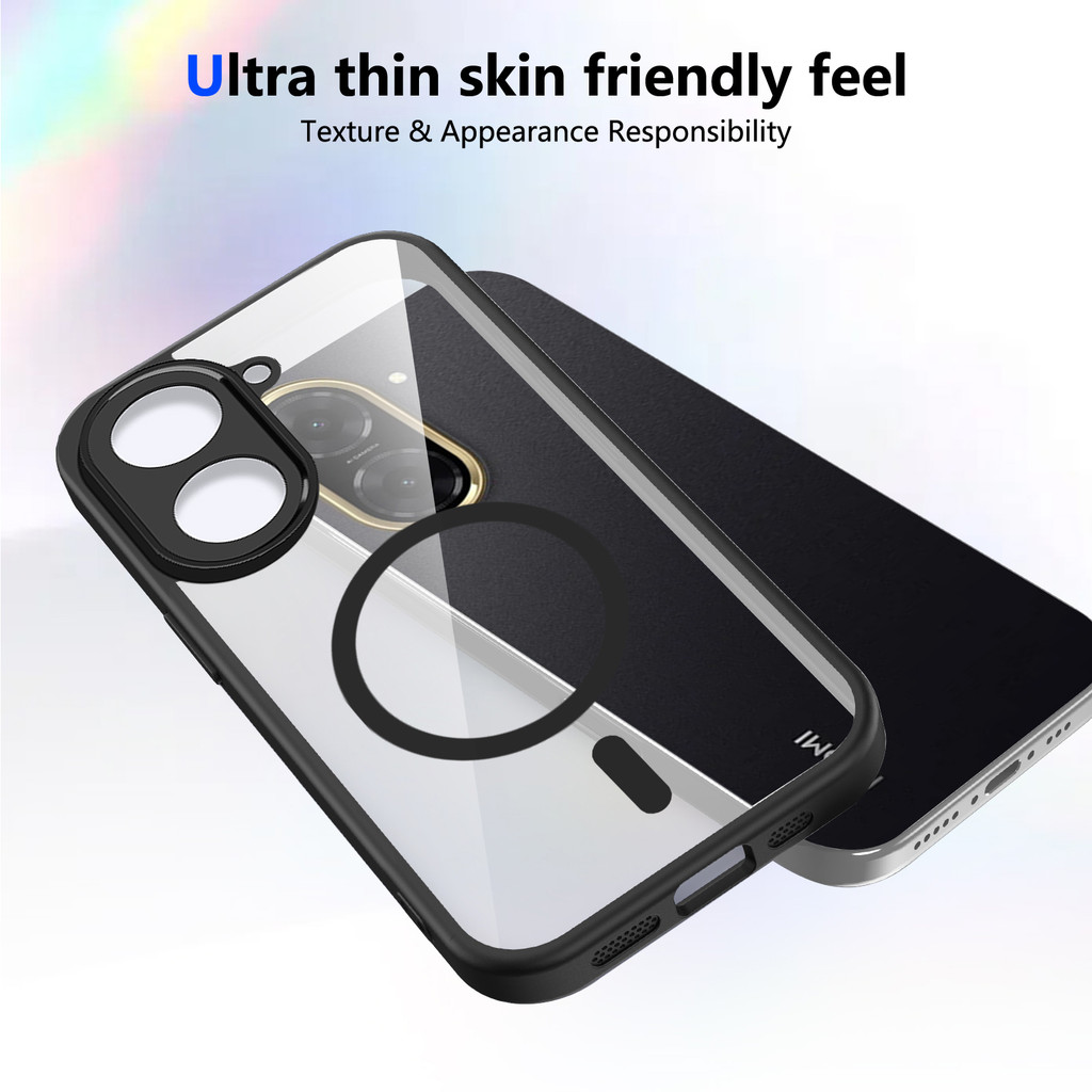 Ốp lưng Redmi A5 Vỏ từ tính trong suốt mờ cho ốp điện thoại Redmi A5