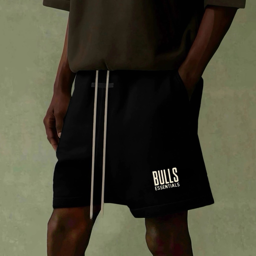ZTK1 FOG Joint Name ESSENTIALS HHH Trendy loose-fitting pure cotton shorts and sports pants for men 