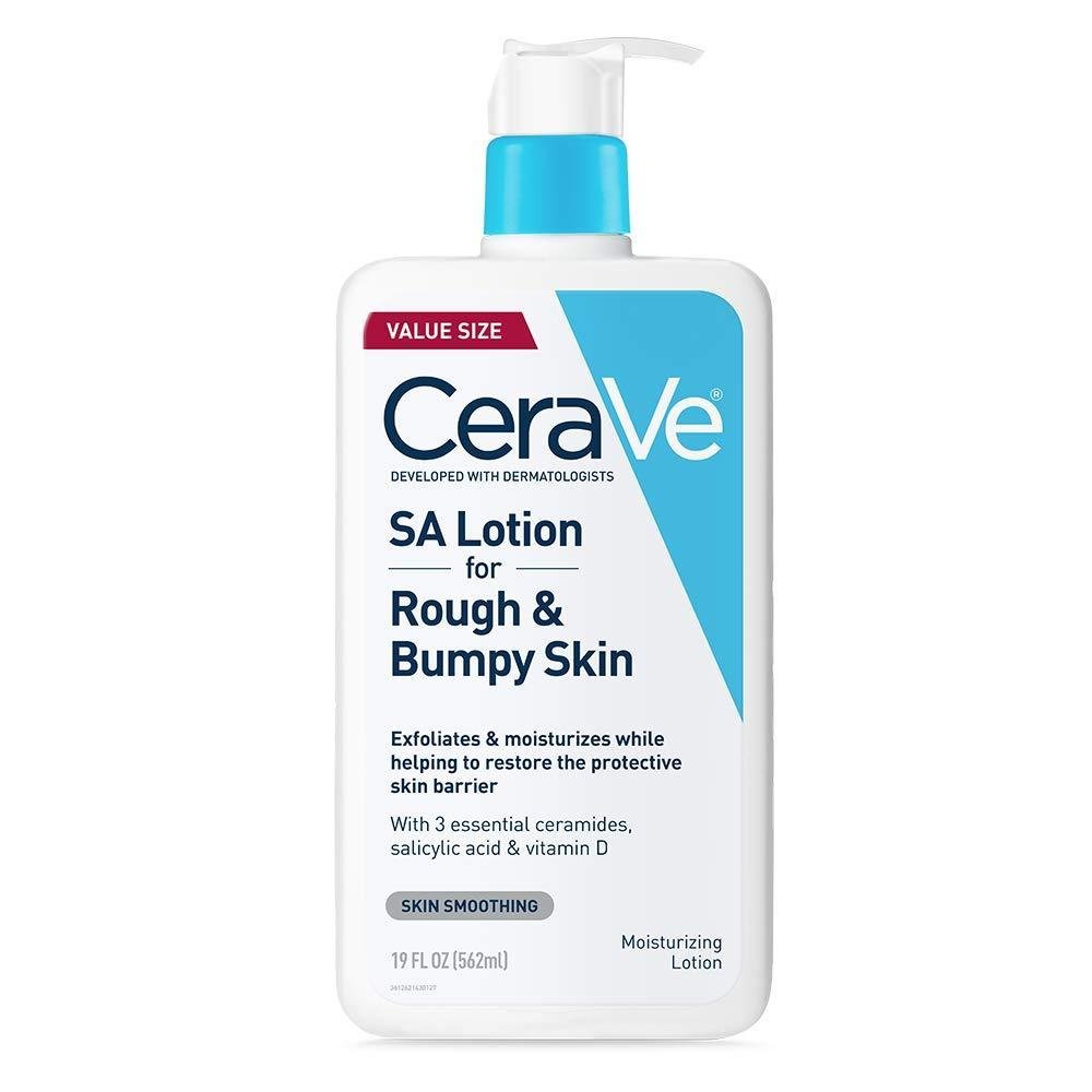 Kem dưỡng da CeraVe SA cho Rough & Bumpy, Vitamin D, Hyaluronic Acid, Lactic Acid, Niacinamide & Sal