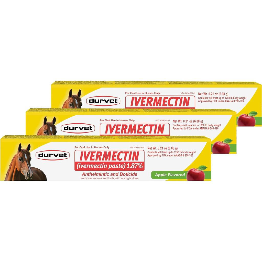 Kem đuổi côn trùng Ivermectin - 6,08Dosage @ 1,87% - Hương vị táo, 3Support EKBU