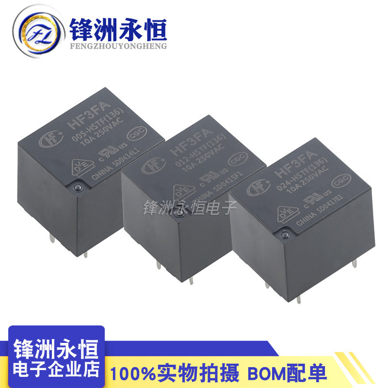 10 chiếc HF3FA-012 024-HSTF 10A 4 chân một bộ Rơle thường mở HF3FA / 005-HSTF (136)