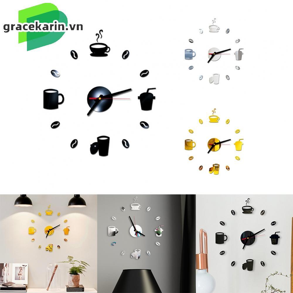 Mirror Wall Clock Environmentally Self-adhesive High Quality Decorative Items
