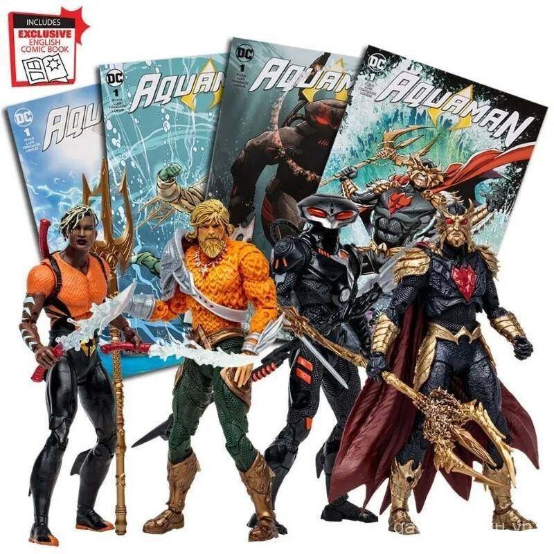 Sản Phẩm Mới 23cm Justice League Batman Hình Seaman Neptune Đen Batman Nhân Vật Hành Động Đồ Chơi Mc