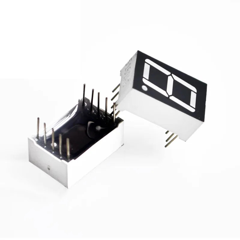 H 10 Cái / lốc 1bit Ống Kỹ Thuật Số Cathode Thông Thường 0.56 "0.56in. Chữ số LED đỏ 7 đoạn 10Pins 5