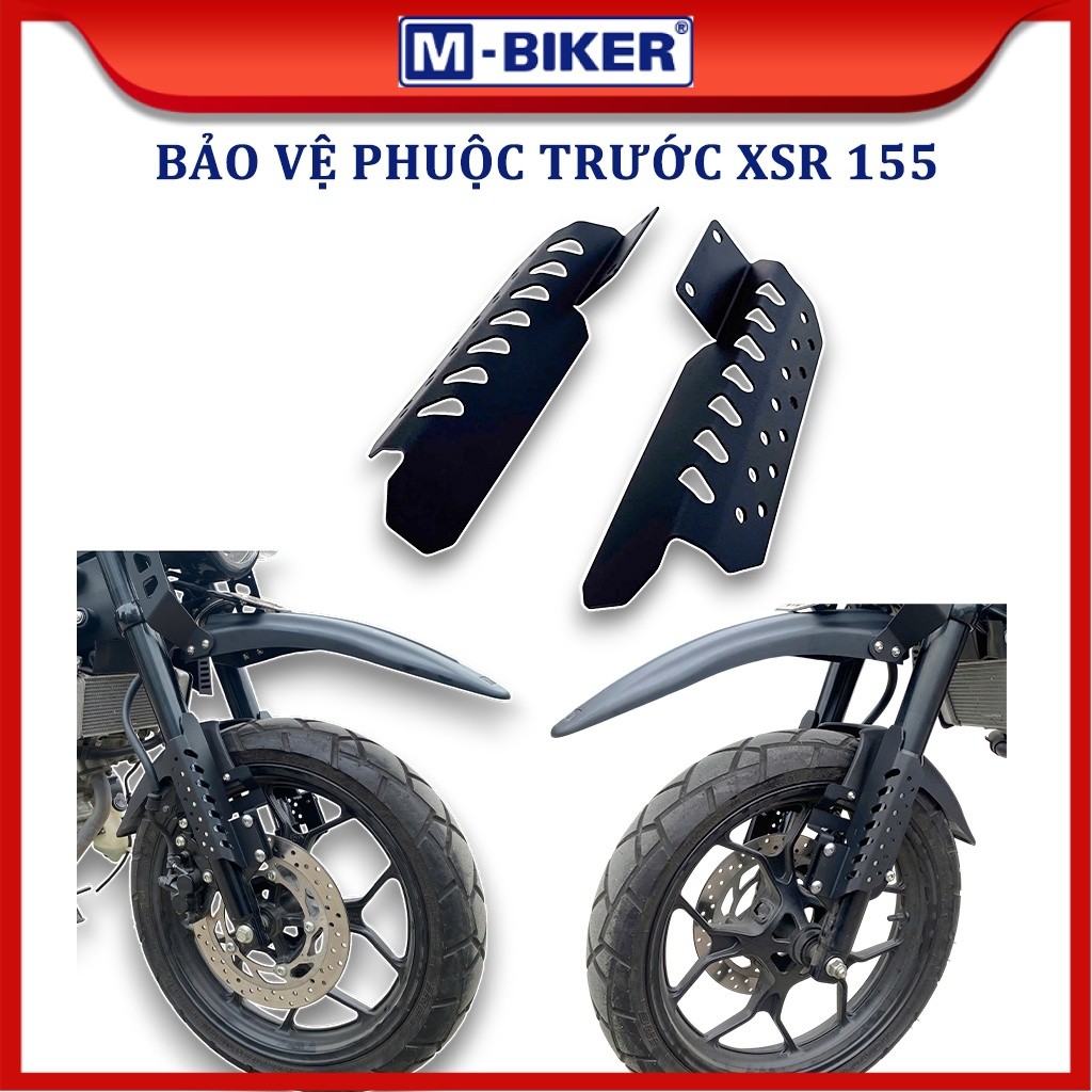 M-Biker | Ốp phuộc XSR 155, Bảo vệ phuộc trước XSR 155, Tấm ốp bảo vệ phuộc trước dành cho XSR 155