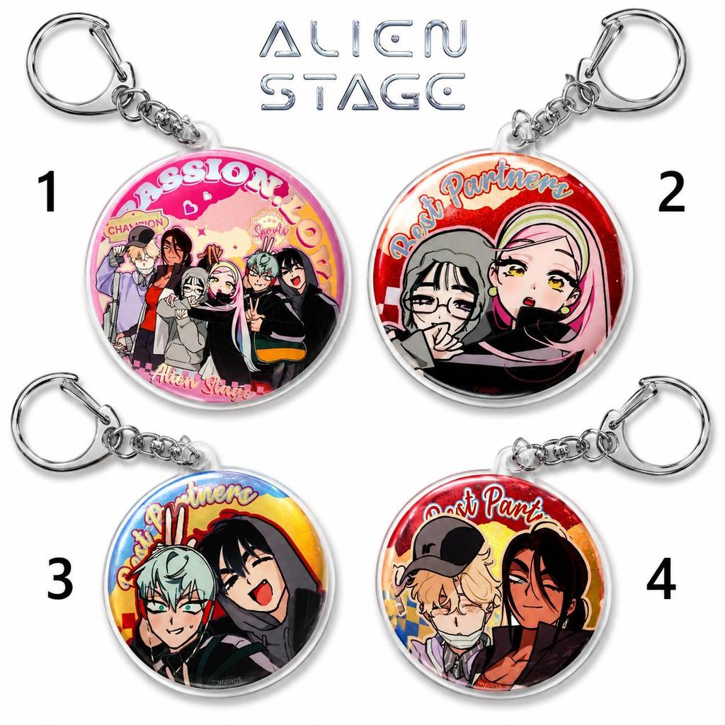 Anime Alien Stage Mize Sua Ivan Till Cosplay Badge Cartoon Metal Brooch Bag Costume Corsage Pins Jew