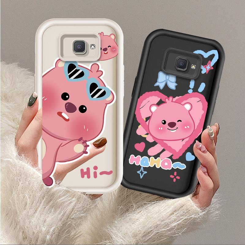 Ốp Lưng Cho Samsung J7 Prime Hoạt Hình Silicone Bé Gái Mềm Ốp lưng TPU Pororo Loopy Mắt Thiên Thần C