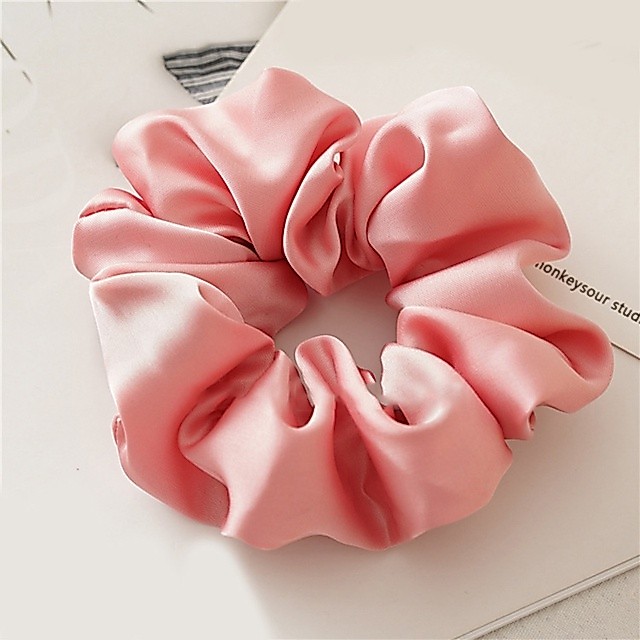 Combo 5 chiếc cột tóc SCRUNCHIES satin siêu xinh
