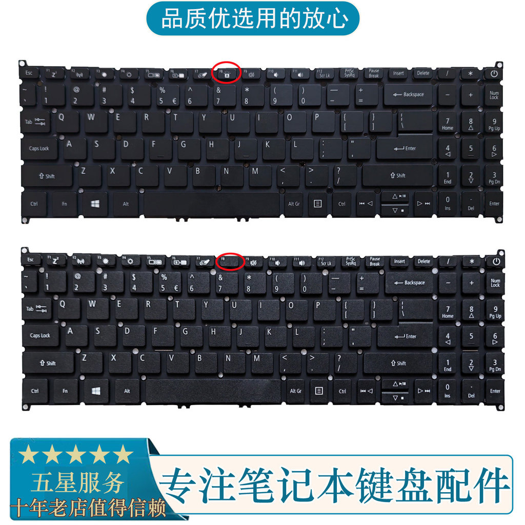 Thích hợp cho bàn phím Acer A515-52G-53-54 A615-5 SF315-54G N19P4 N19C1