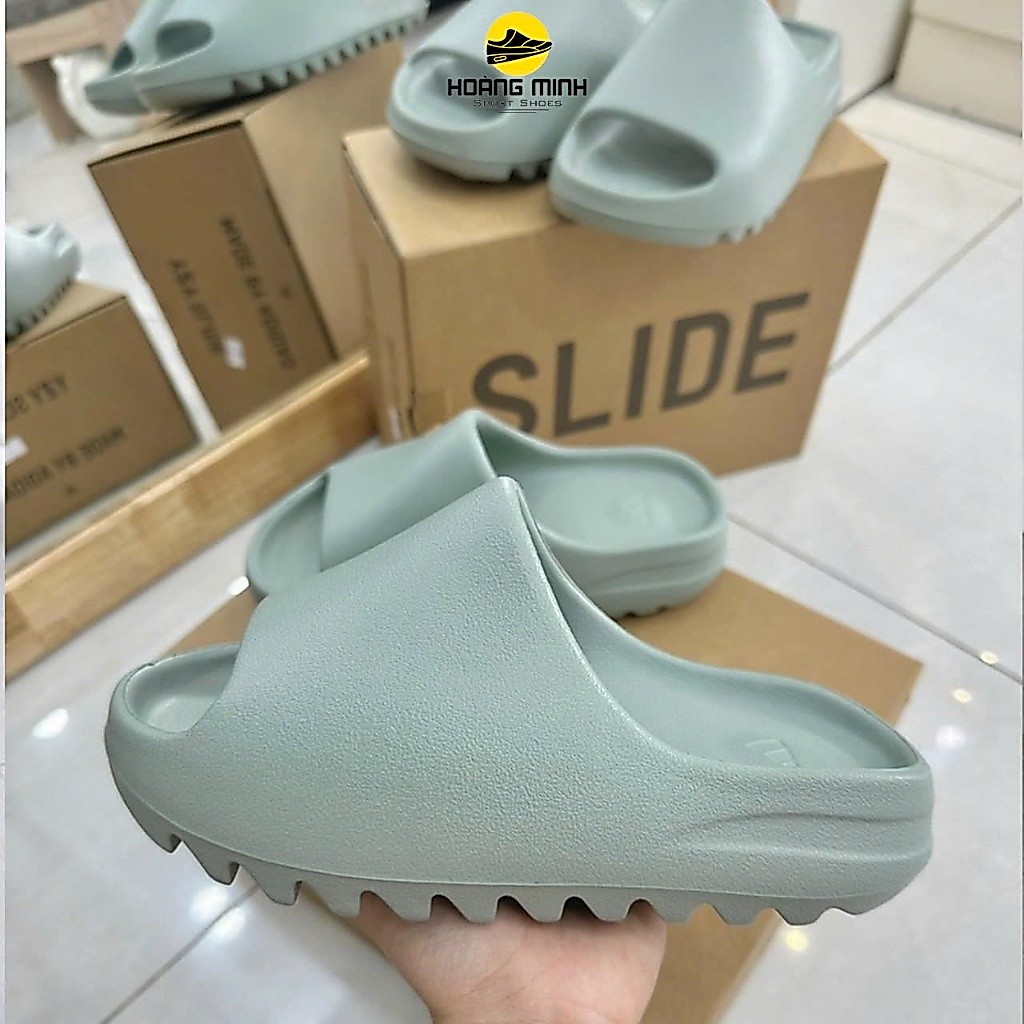 Dép Quai Ngang Unisex YZ Slide Cao Cấp 2024DY, dep Đế răng cưa hạn chế trơn trượt size 36-43