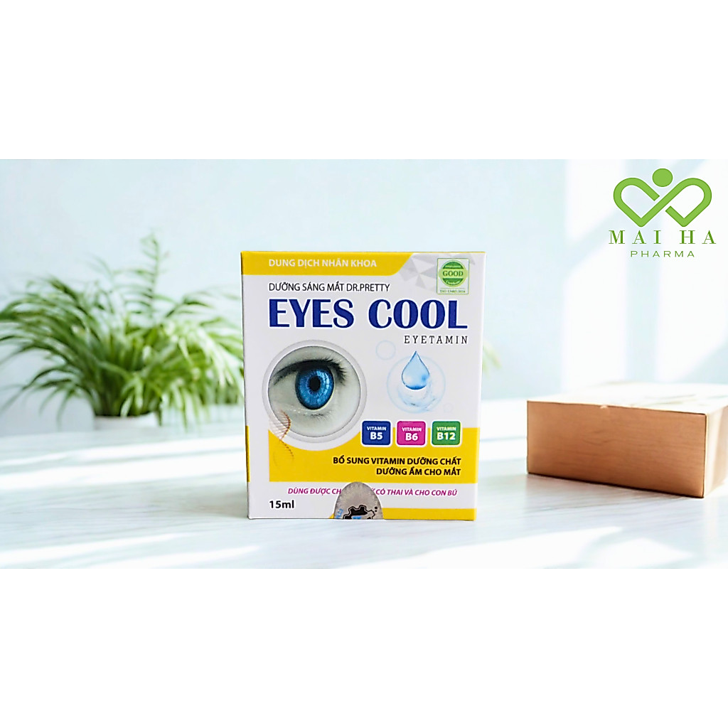 💎 Dung Dịch Nhãn Khoa Dr.Pretty Eyes Cool 15ml - Mát Lạnh Tức Thì, Cấp Ẩm, Hỗ Trợ Giảm Mỏi Mắt 💎