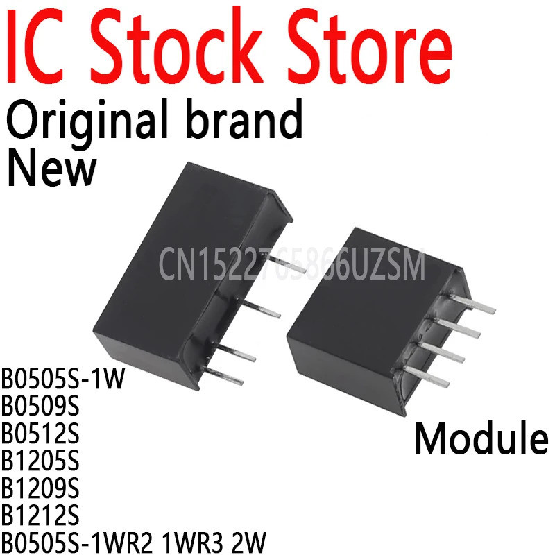 5 CÁI B0505S-1W B0509S B0512S B1205S B1205S B1212S B0505S-1WR2 1WR3 2W Mô-đun cấp nguồn cách ly DC -