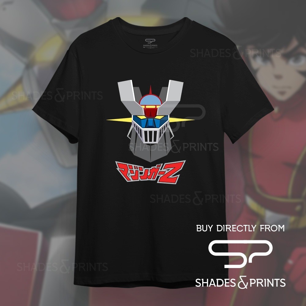 Áo thun ngắn tay khô nhanh Unisex – Mazinger Z Anime Japan Tee, Retro Custom Print Pre