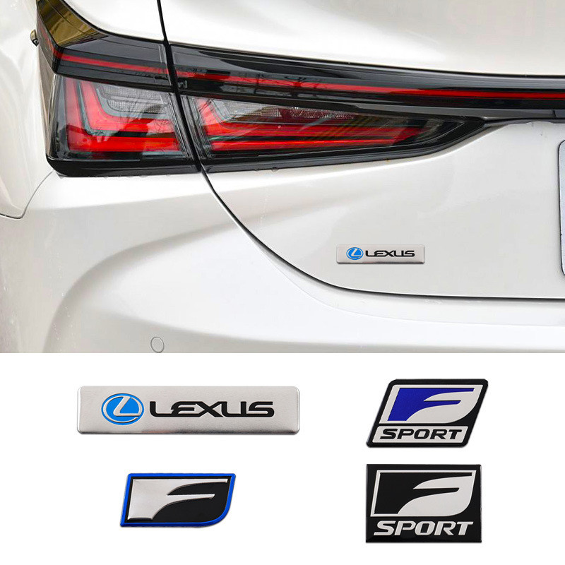 Thích Hợp Cho Xe Lexus Lexus Nhãn Dán CT200ES RX NX Sửa Đổi F SPORT Kim Loại Logo Xe Hơi Biển Tên Lo