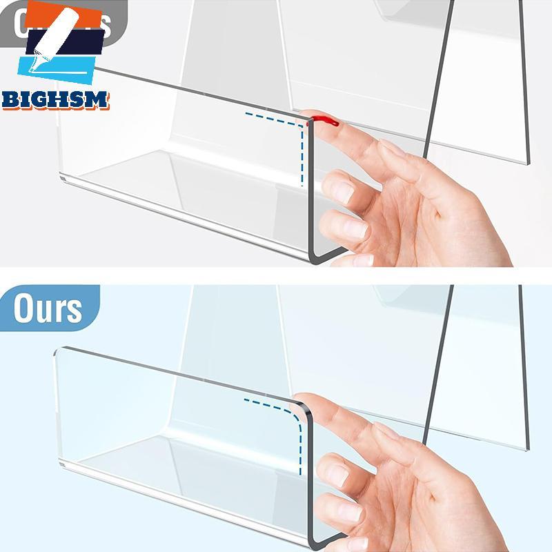 [BIGHSM] Comic Book Display Acrylic Book Display Holder Comic Book Frame Clear Laptop Stand Magazine