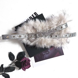 H-22T Thắt Lưng Đai Lông Phong Cách Retro Văn Hóa Châu Á, Phụ Kiện Thời Trang Mới Cho Nữ