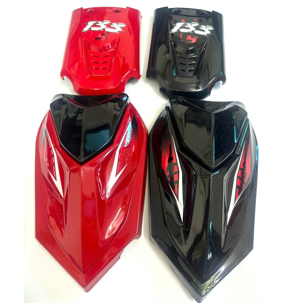 Mặt Nạ-Ốp Đầu Trước Xe Điện M133-133S Siêu Nhân Kèm Tem Dán Sẵn Bảo Hành độ bền 2 năm Phụ Tùng SL