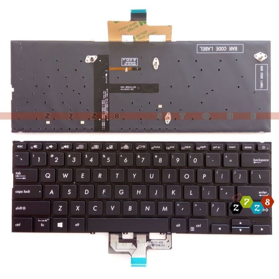 Bàn Phím keyboard laptop Asus ZenBook 14 UX433 UX433FA UX433FAC UX433FN UX433FQ UX433F UX433FA UX433