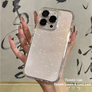  Ốp điện thoại iPhone 16 15 14 13 12 11 Pro Max X XR XS Max 7 8 Plus SE2020 ins Bling Star Clear Soft Cover 