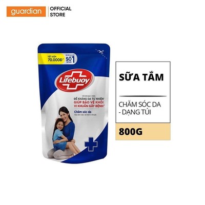 Sữa Tắm Chăm Sóc Da Lifebuoy Túi 800gr | Guardian Việt Nam