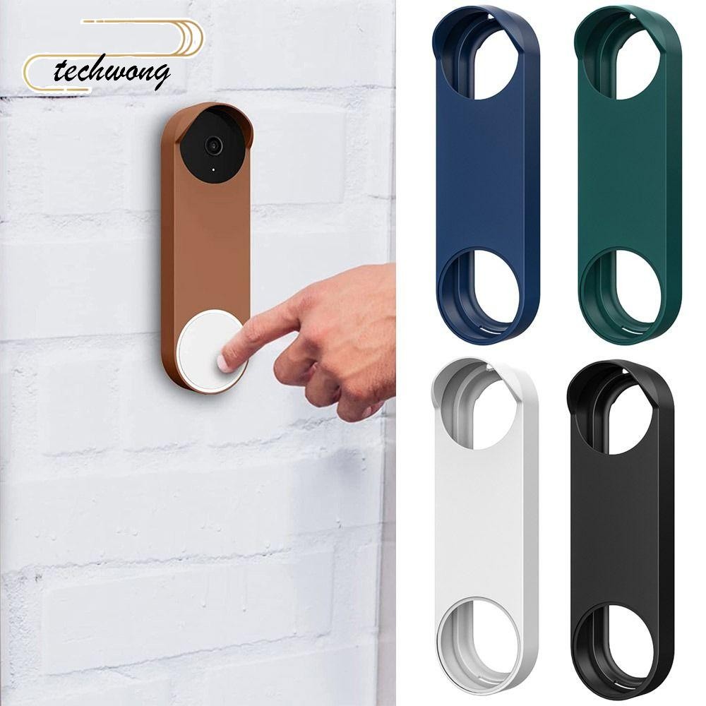 Phụ kiện nắp chuông cửa TECHWONG bền cho vỏ bảo vệ Google Nest cho Google Nest