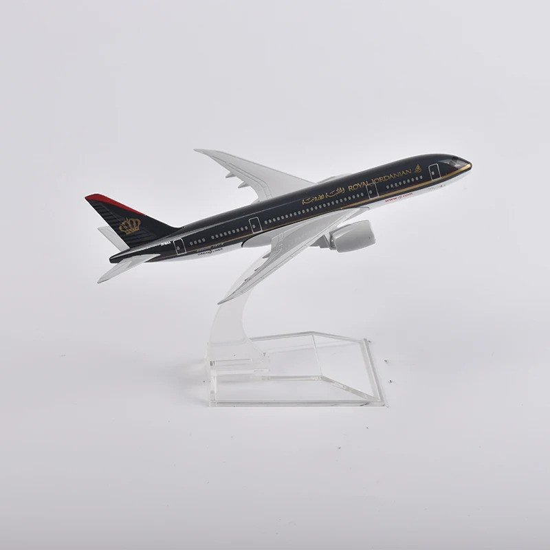 16cm ROYAL JORDAN Boeing 787 Mô Hình Máy Bay Máy Bay Mô Hình Máy Bay Diecast Kim Loại Tỉ Lệ 1 / 400 