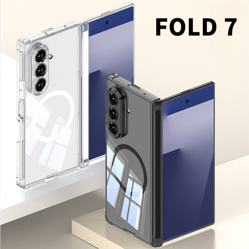 Sẵn sàng mới cho Samsung Z Fold 7 Case Fold7 Vỏ bảo vệ trong suốt thời trang Fold7 Vỏ điện thoại túi