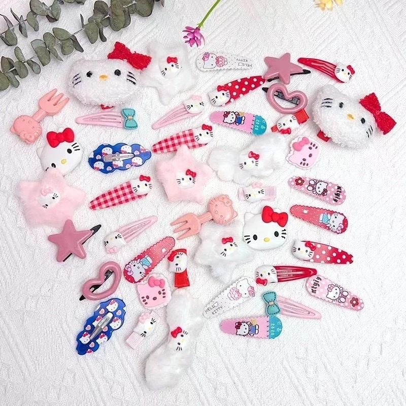 ￼Set 50 Kẹp Tóc Hello Kitty Siêu Đáng Yêu Cho Bạn Nữ