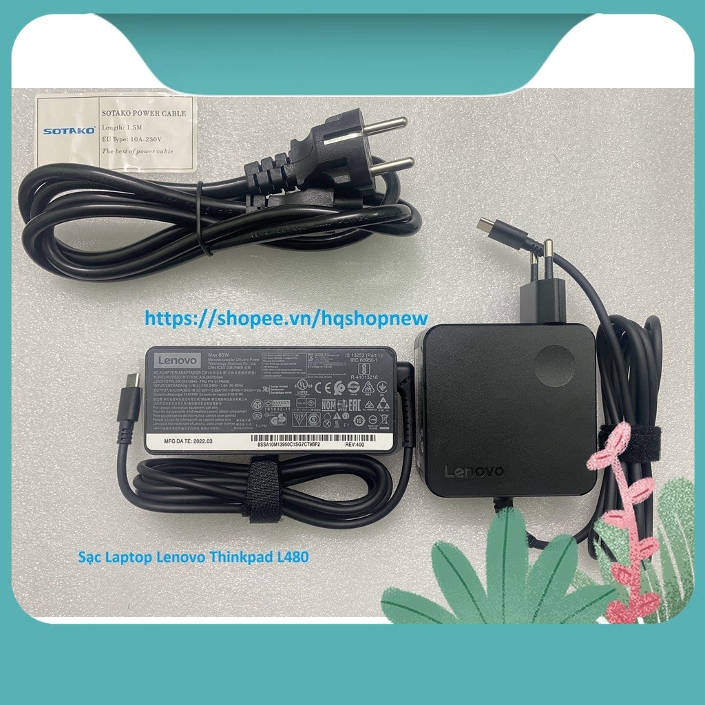 ⚡️[Sạc zin new 100%] Sạc  Lenovo Thinkpad L480