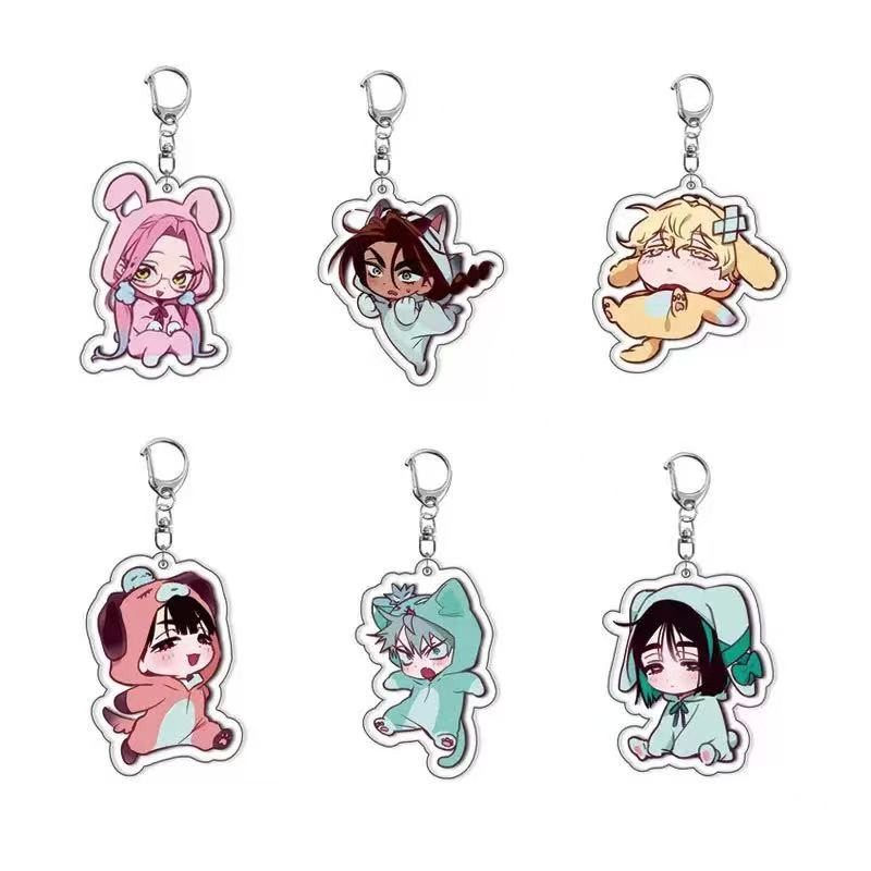 Anime Game Cartoon Alien Stage Hyuna Fanyi Sua Mizi Till Acrylic Bag Decoration Pendant Keychain Acr