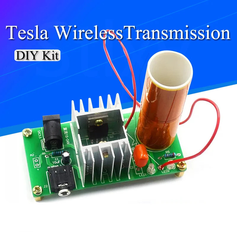 Nhạc Mini Tesla Coil Plasma Loa Tesla Truyền Không Dây Bộ Cuộn Dây DIY Thả Hỗ Trợ Vận Chuyển 10166 H