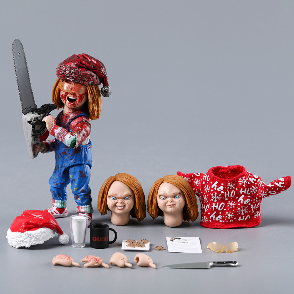 NECA Chucky TV Series Ultimate Chucky Holiday Edition Hình hành động tỷ lệ 7 Inch