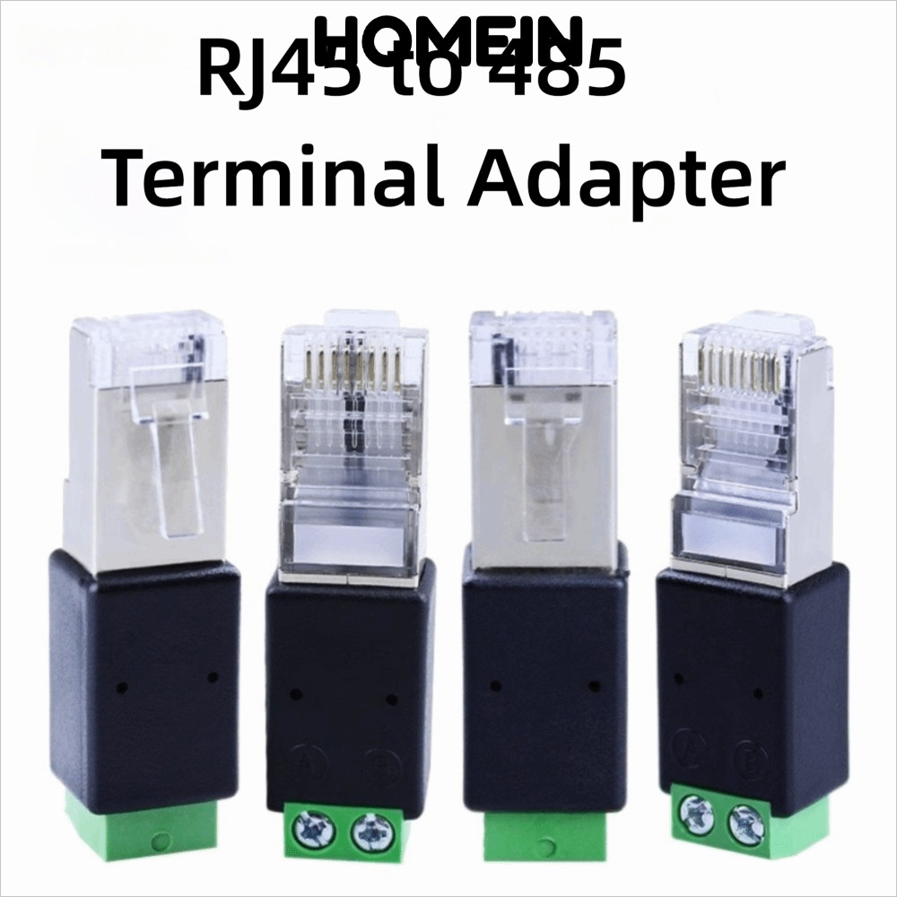 Bộ chuyển đổi HOMEIN RJ45 sang RS485, Bộ chuyển đổi đầu cuối 2PIN RJ45 đầu cuối RJ45 đầu cuối Bộ chu