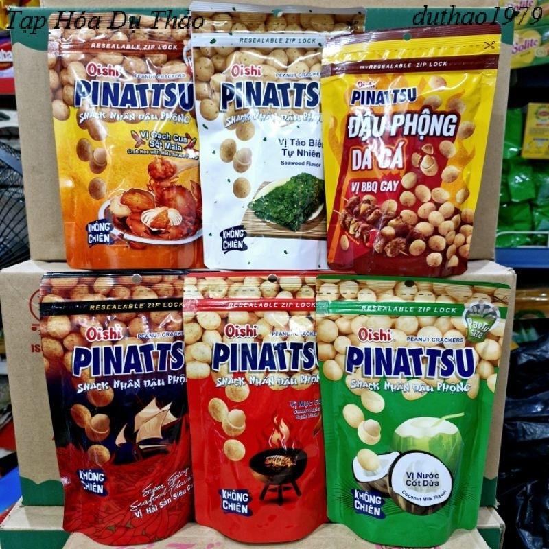 Snack Nhân Đậu Phộng Pinattsu Oishi gói 85g (combo 3 gói )