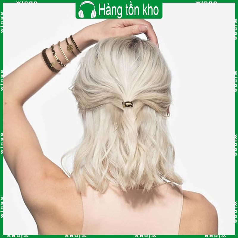 WIN 10 Miếng Dây Buộc Tóc Co Giãn Cho Nữ Tóc Dây Buộc Tóc Tóc Bun