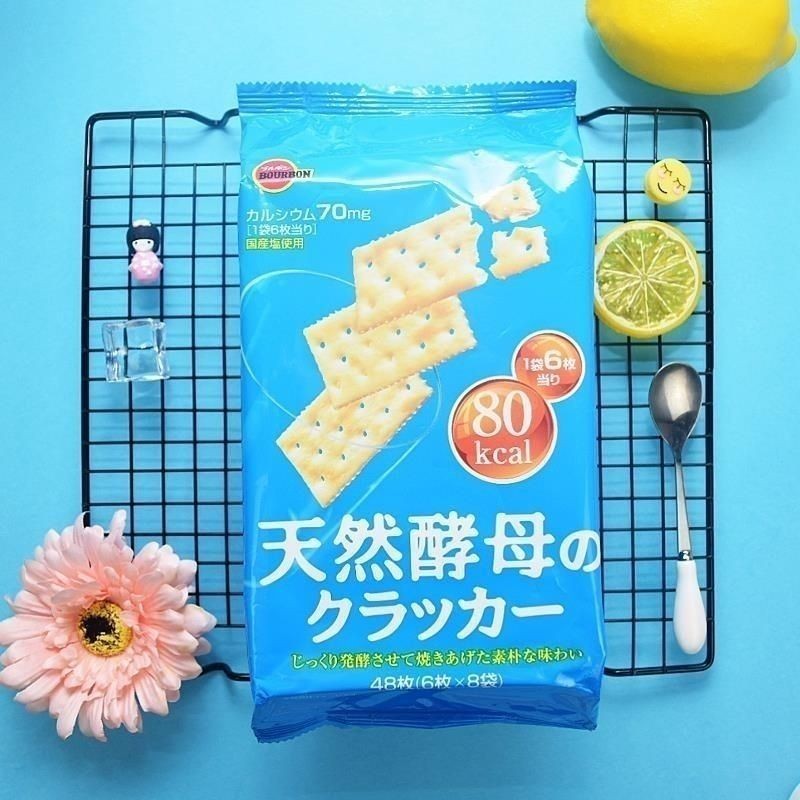 Nhập khẩu Bourbon Hương vị men Bourbon Soda Bánh quy văn phòng mặn Gói nhỏ / Nhập khẩu Bourbon Hương
