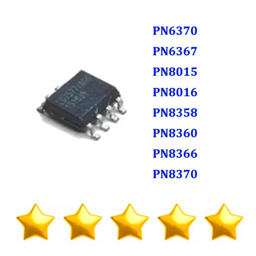 5 CÁI PN6370 PN6367 PN8015 PN8016 PN8358 PN8360 PN8366 PN8370 sop-7 Chip ic