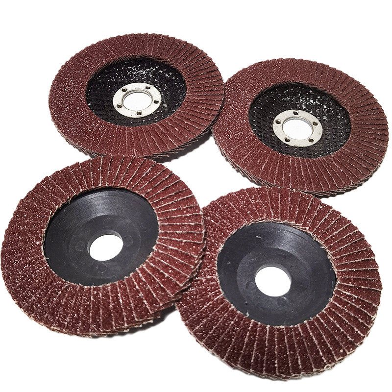 Louver Nhựa Bao Loại 100 Flat Emery Vải Bánh Xe Emery Vải Louver Bánh Xe Mài Bánh Mài Tấm Giấy Nhám 
