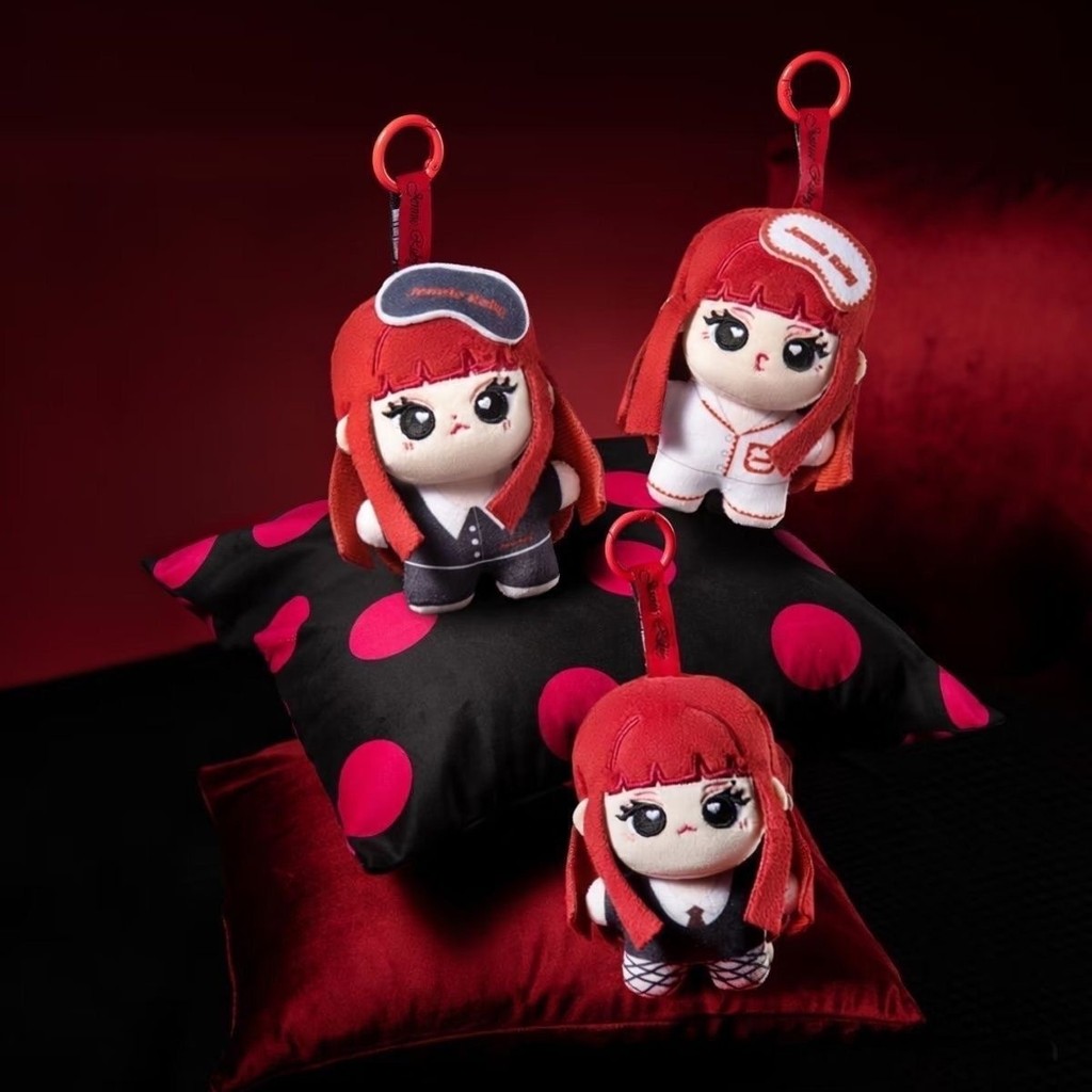 Jennie 10cm Sao Biển Body Cotton Búp Bê Sang Trọng Móc Khóa Kpop Merch Quà Tặng