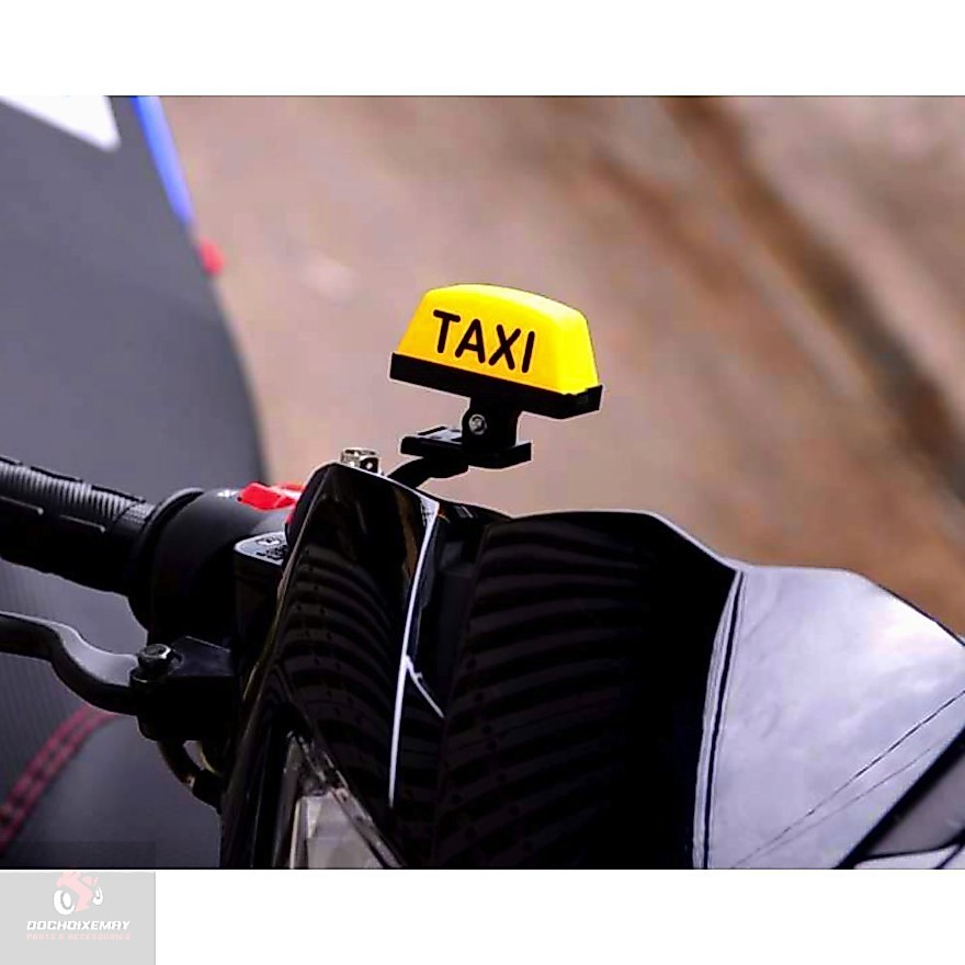 Chân kiếng đèn mọi loại xe, câu điện bình đủ chữ Taxi Gojek Police Grab . DoChoiXeMay