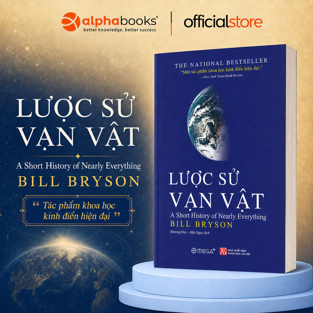 Sách - Lược sử vạn vật - Bill Bryson (Omega Plus)