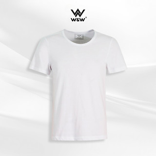 Áo Lót Nam W&W UNDERSHIRT06 Áo Thun Lót Trắng Cộc Tay Chất Liệu TC Thoáng Mát Thấm Hút Mồ Hôi