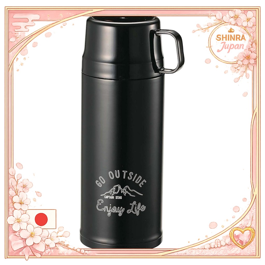 《Direct From Japan》  CAPTAIN STAG Sports Bottle, Water Bottle, Direct Drinking/Cup Drinking, 2WAY Do