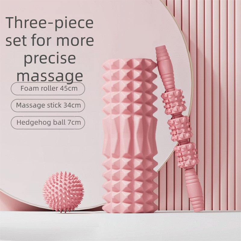 SanFan Foam Roller Fitness Beauty Leg Massage Cột Yoga Fascia Ball Bộ Con Lăn Massage Thư Giãn Cơ