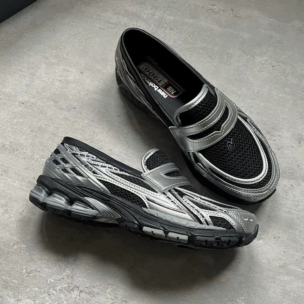 1906L Slip-On Giày lười nam nữ Hấp thụ sốc nhẹ Chống mài mòn Thoáng khí Chạy bộ phù hợp