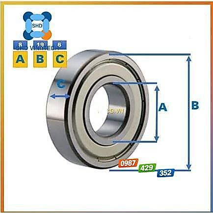 COMBO 5 CÁI VÒNG BI BẠC ĐẠN 693ZZ - 694ZZ - 695ZZ - 696ZZ - 697ZZ - 698ZZ - 699ZZ