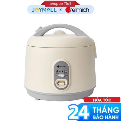 Nồi Cơm Điện Elmich RCE9258 500W 1.2L, Hàng Chính Hãng, Nấu 1 Chạm, Vỏ Cách Nhiệt - JoyMall