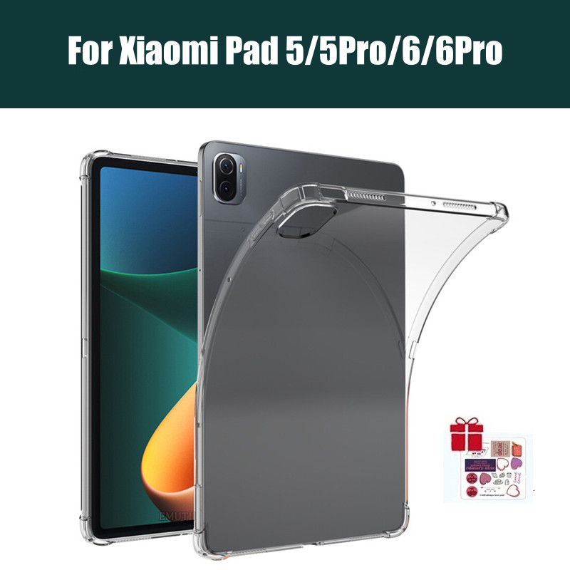 Dành cho Xiaomi MiPad 5 / MiPad 5pro / MiPad 6 / MiPad 6Pro 11inch Vỏ TPU trong suốt chống sốc có nh